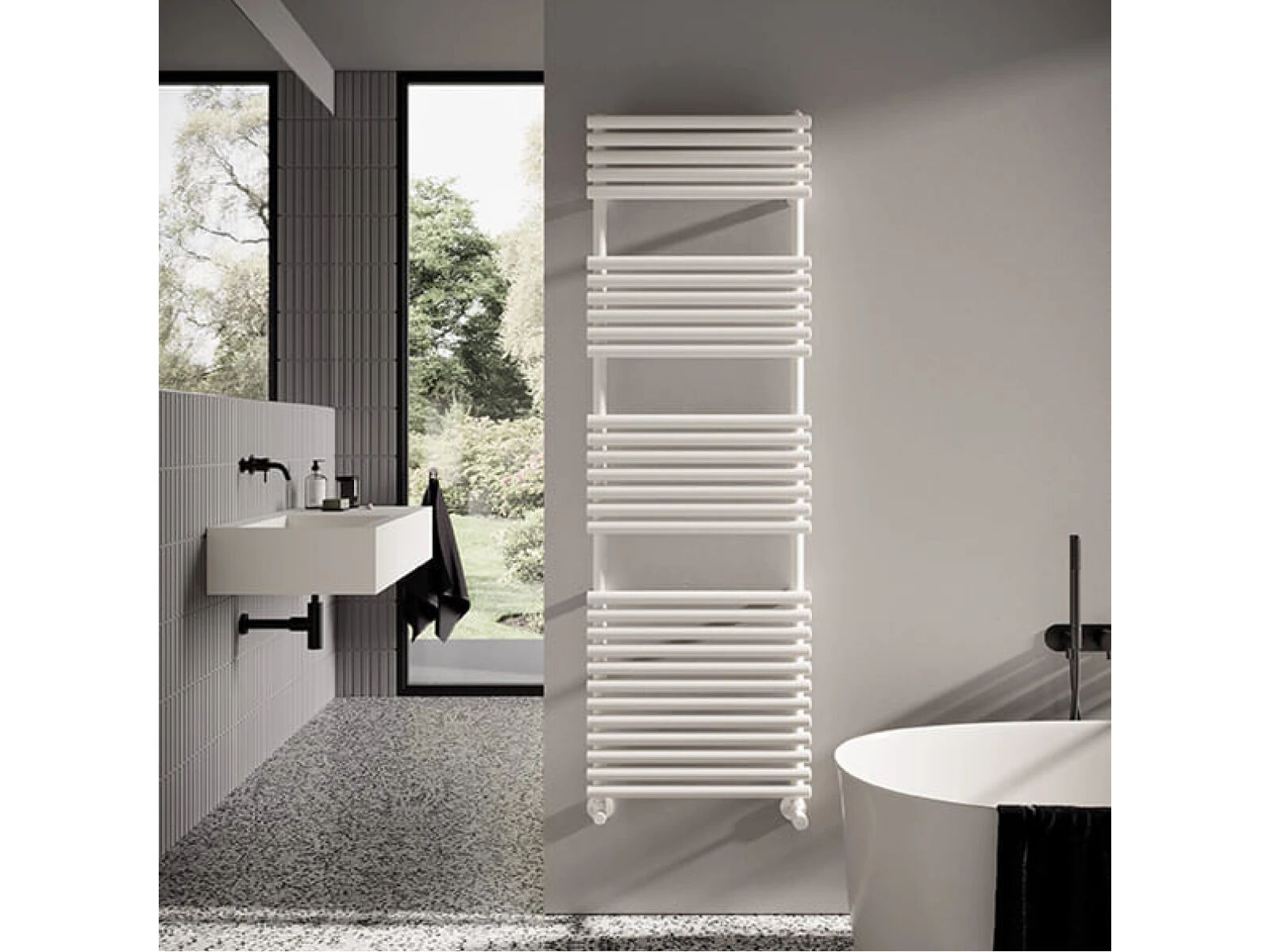 Эллиптические трубы из нержавеющей стали для ванной комнаты Irsap Ellipsis ARCH-00128199