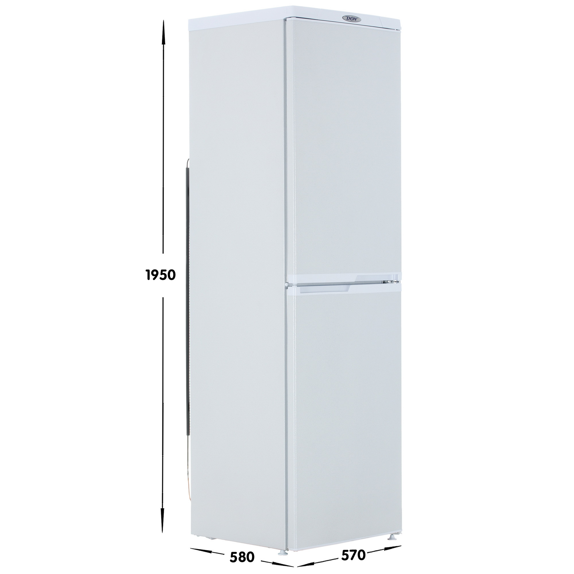 1393750 Холодильник с морозильником   DON R-296 K белый STDN-0150655 - Вид №6