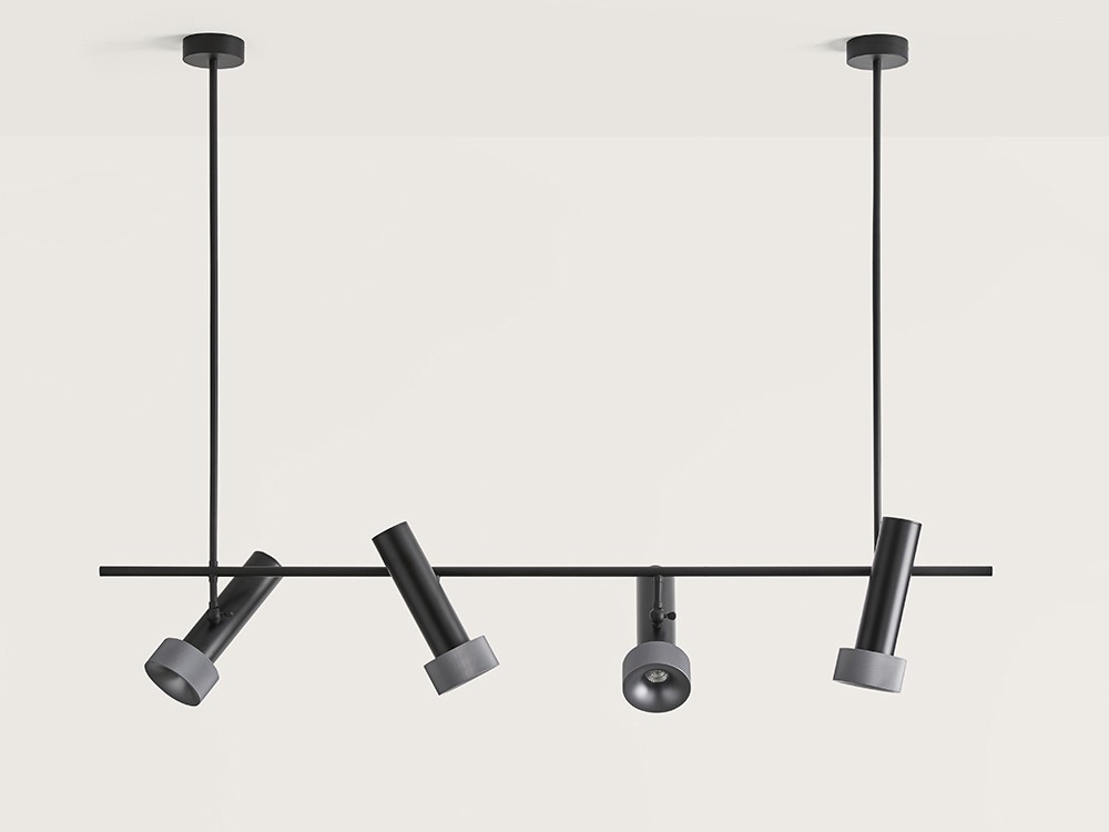 092140 Подвесной светильник 4L черный - антрацит Aromas del Campo Focus - Вид №2