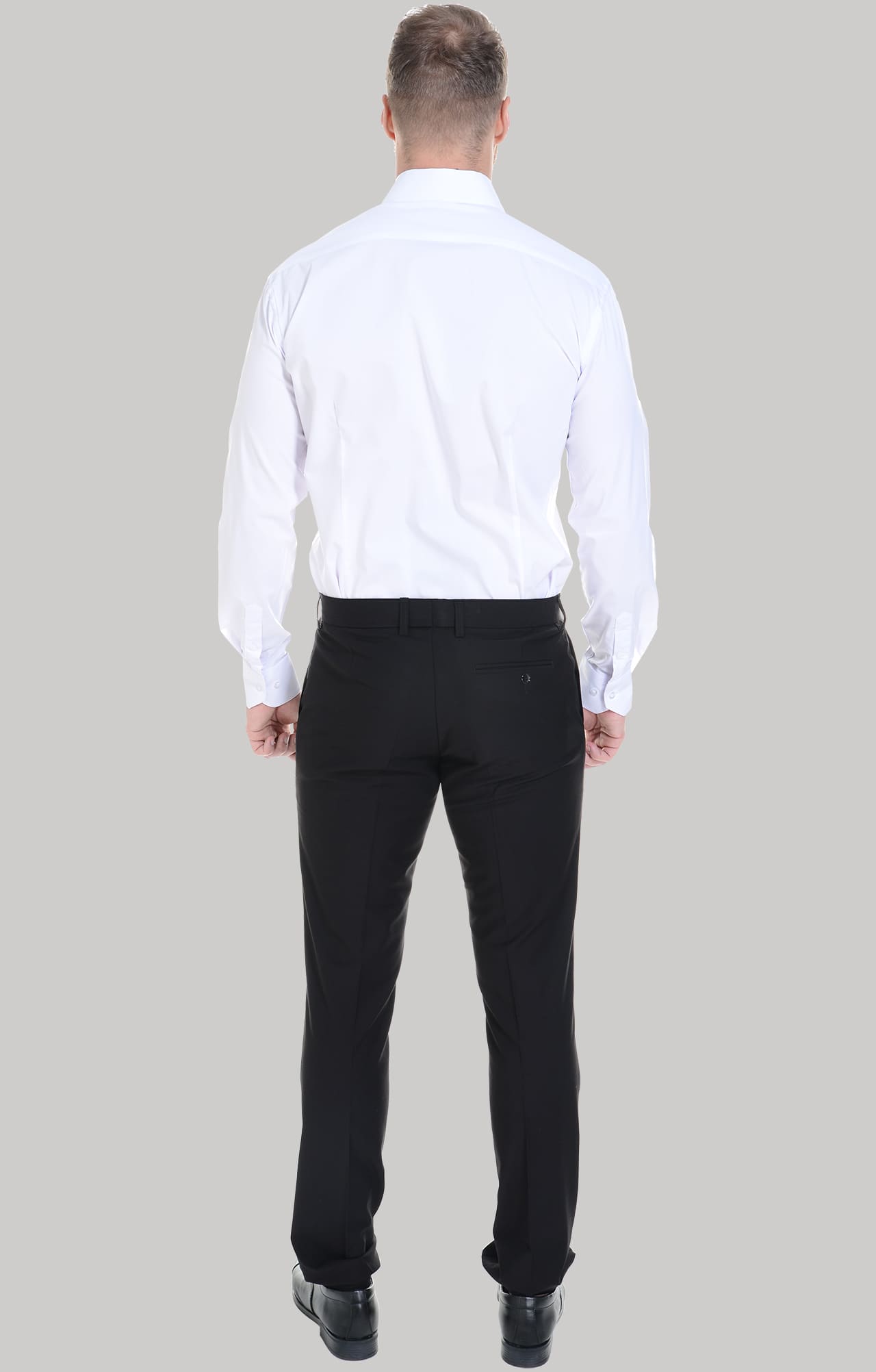 5030113 Рубашка мужская  white El-Risto  Корпоративная одежда  размер 46/182-188  - Вид №9