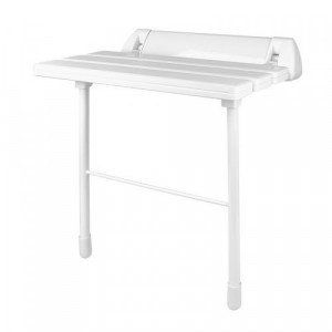 12007.2 Idral Настенное складывающееся сиденье для душа на ножках серии EASY