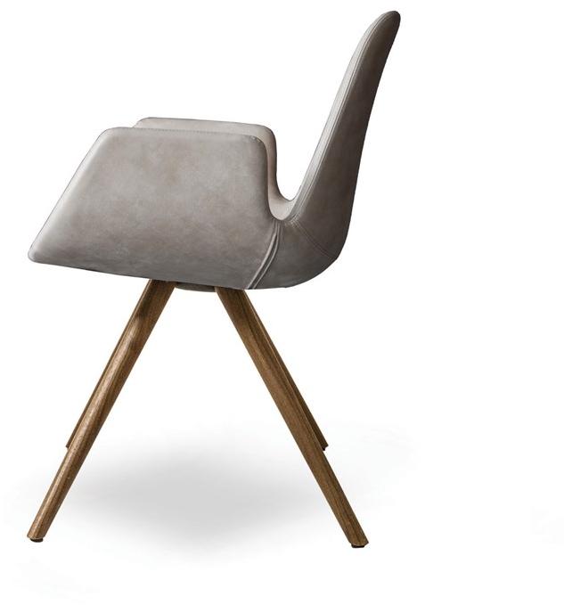 Tonon Мягкое кресло с подлокотниками на деревянных ножках Step 904.l4 - Вид №1