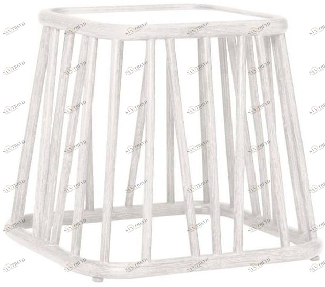 JANUS et Cie Сервиз квадратный из ротанга и стекла Kyoto sun-id-1507464