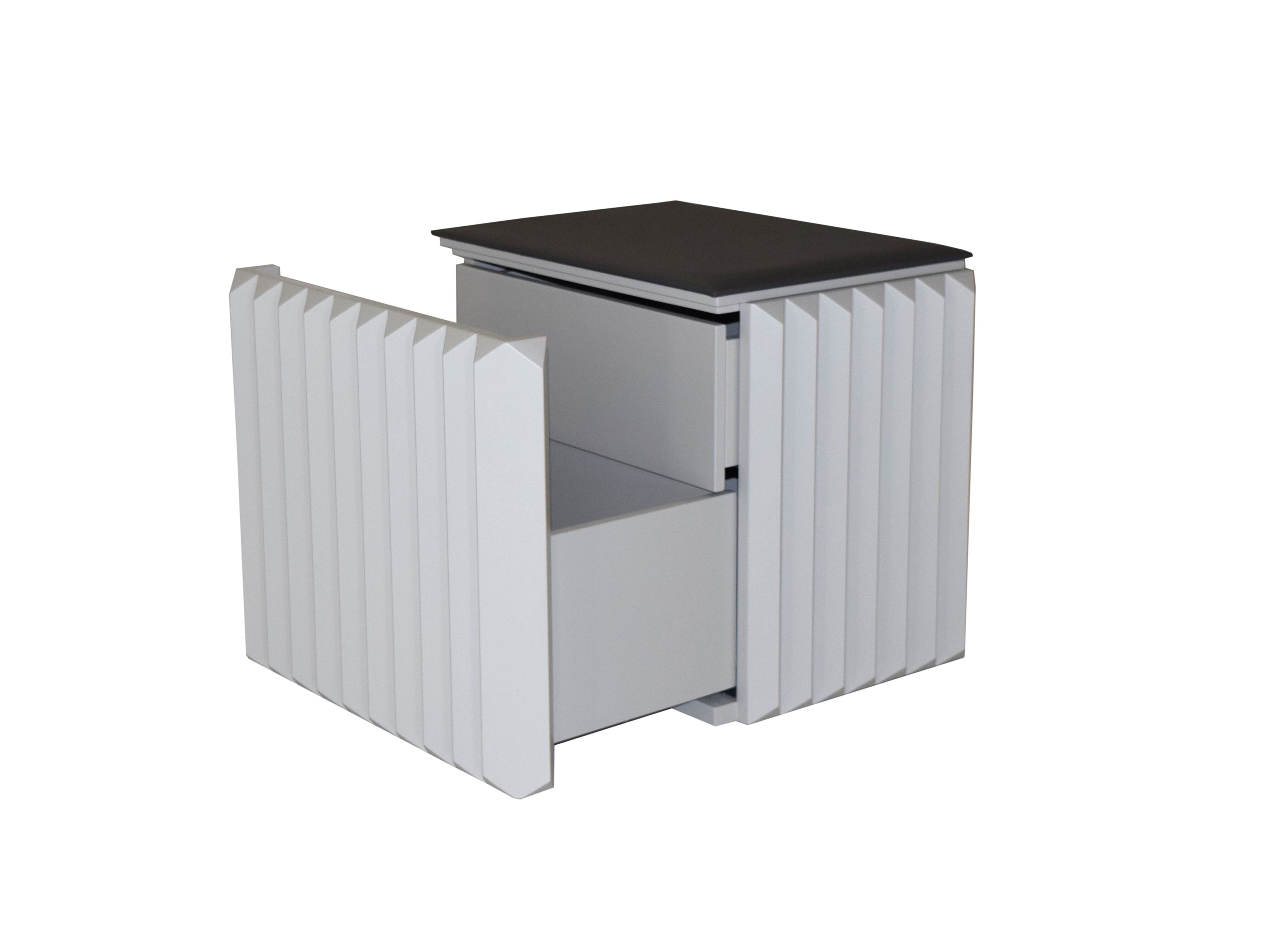 Квадратная прикроватная тумбочка из МДФ с ящиками ABLE GEORGINA ARCH-00124203