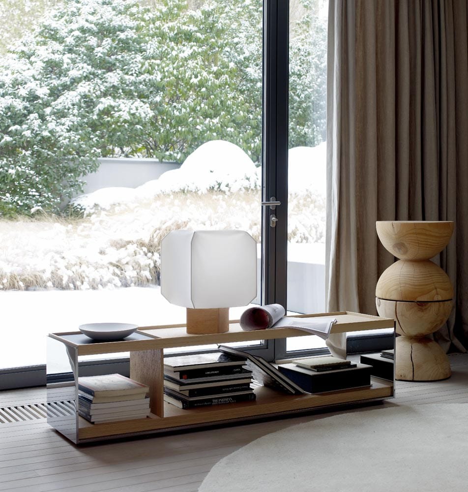 Деревянный прямоугольный низкий журнальный столик B&B Italia ARCH-00139830 - Вид №7