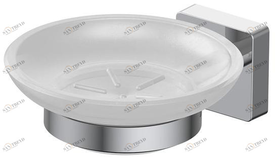 INDA® Настенная мыльница из матового стекла Forum quadra A30110