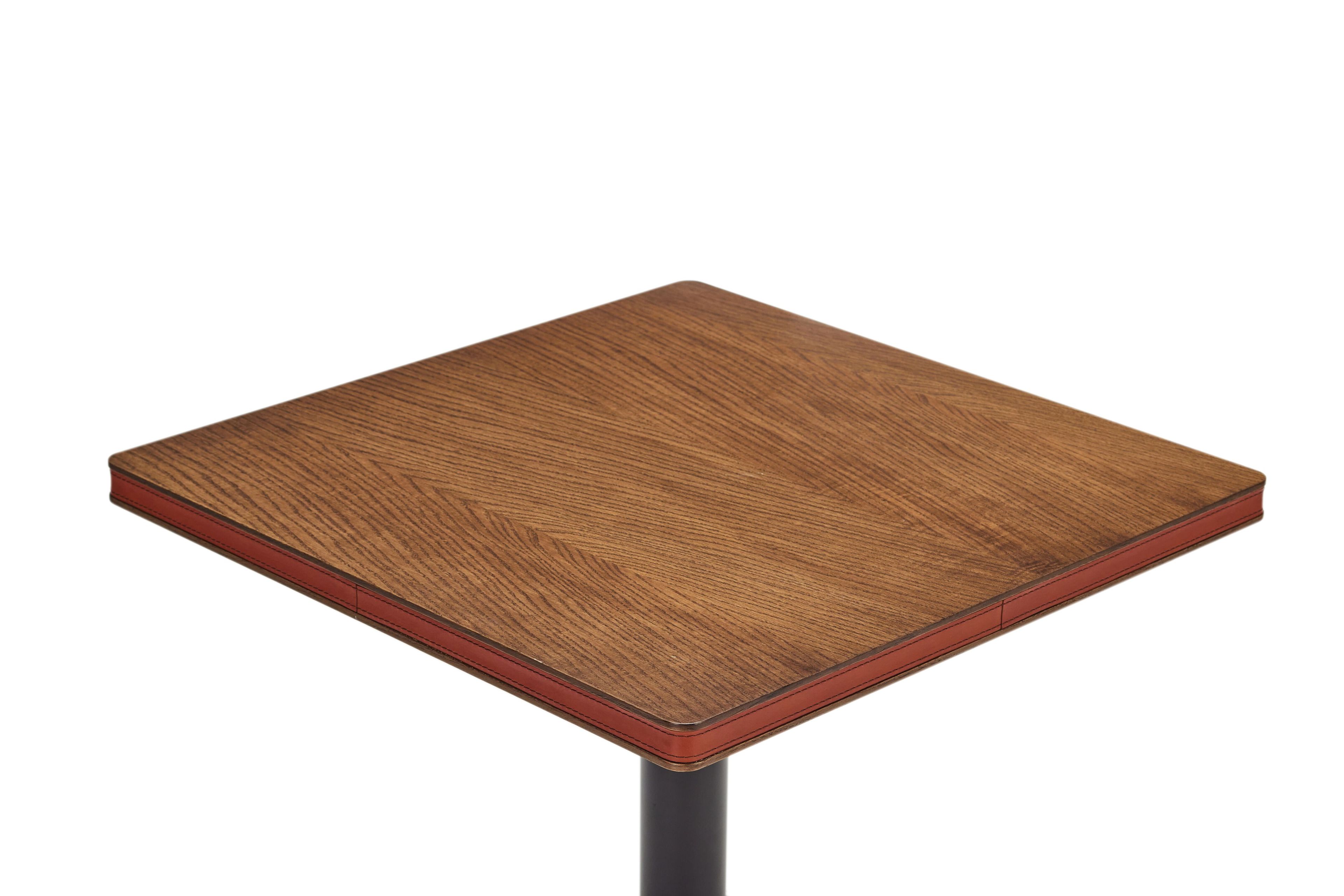 Квадратный стол из дерева и металла Papell Design гостиница ARCH-00101500 - Вид №2