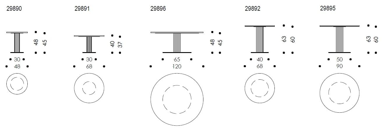 Мраморный журнальный столик Wittmann ARCH-00118443 - Вид №4