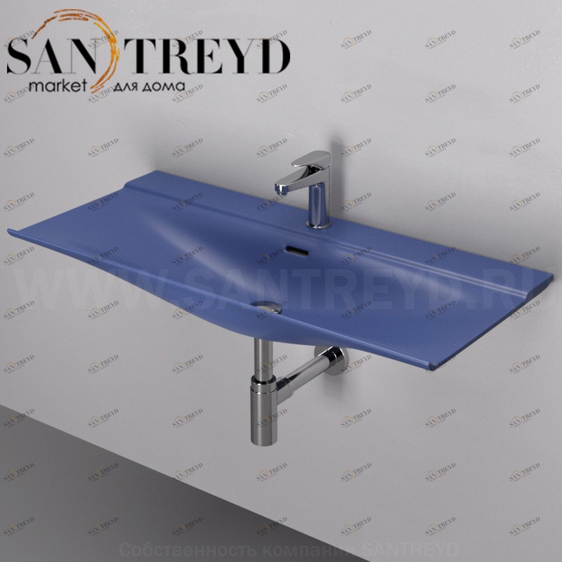 THL00216 Подвесная раковина настенная прямоугольная ArtCeram TheOne