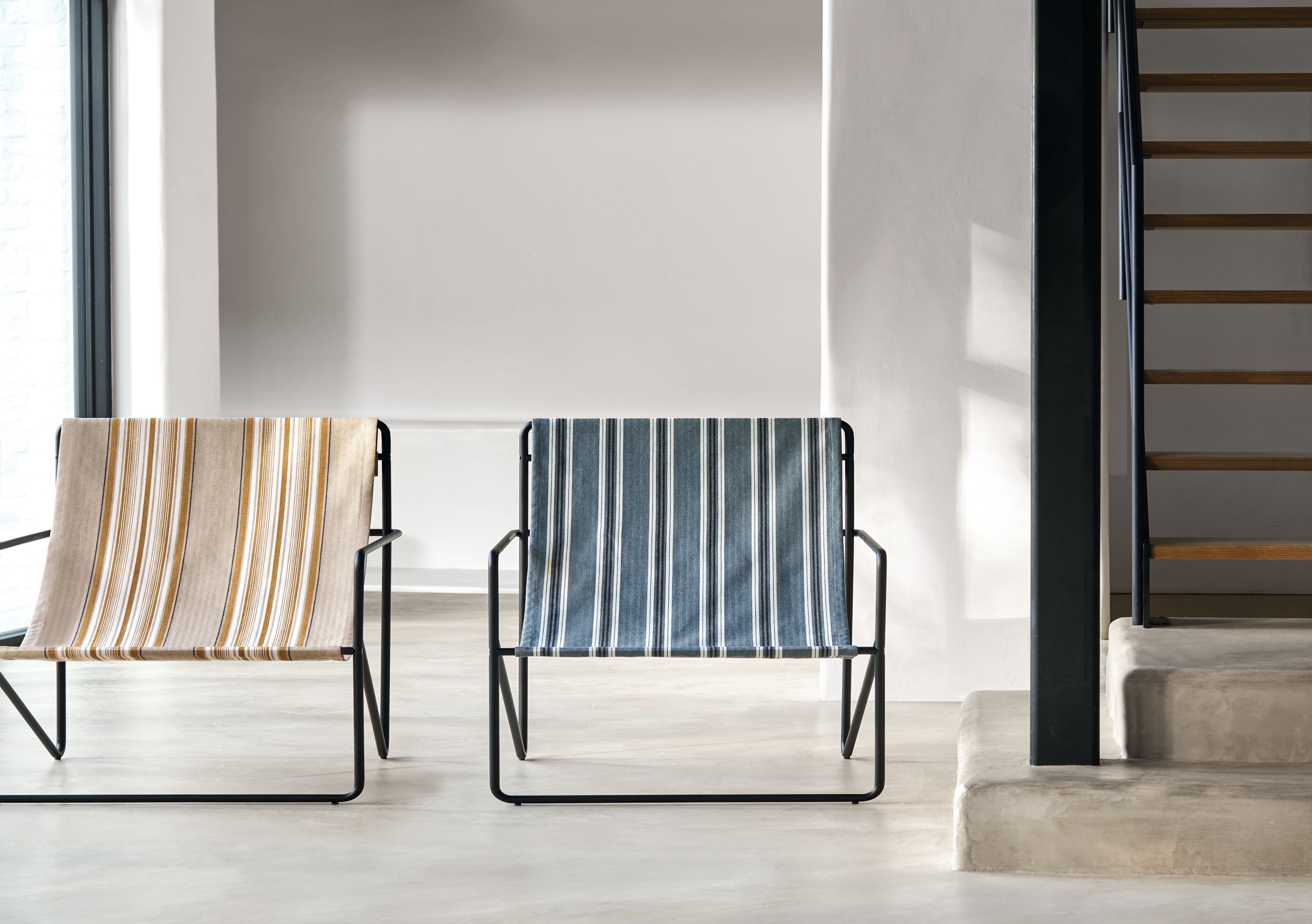 Полосатая обивочная ткань Casamance Costa Nova ARCH-00146190 - Вид №5