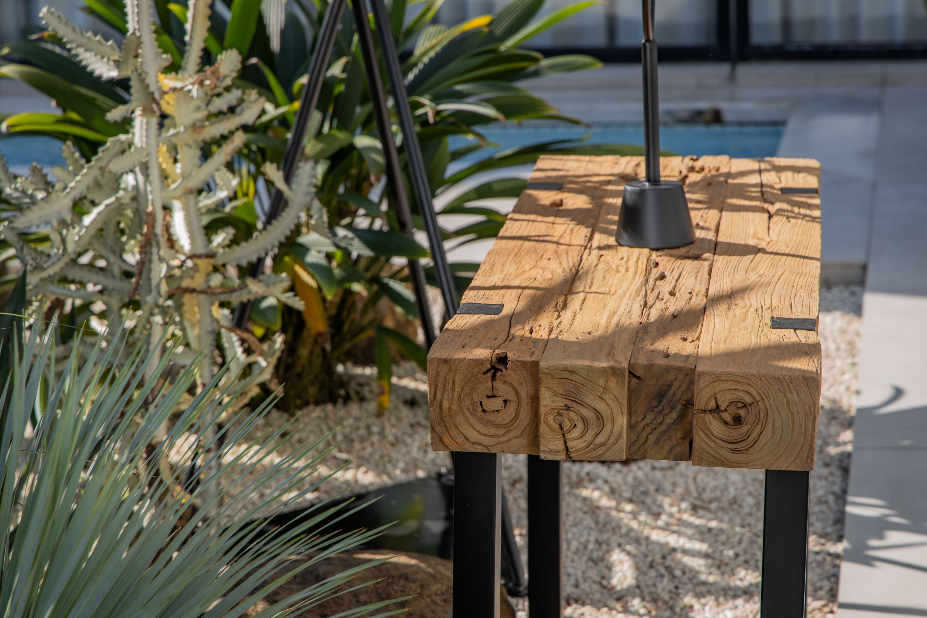 Прямоугольная Садовая консоль из тикового дерева cbdesign Sauvage ARCH-00033934 - Вид №1