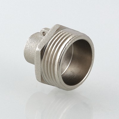 VTr.424.N.M006 Переходник для подключения датчика температуры Valtec M10 х 1"  - Вид №5