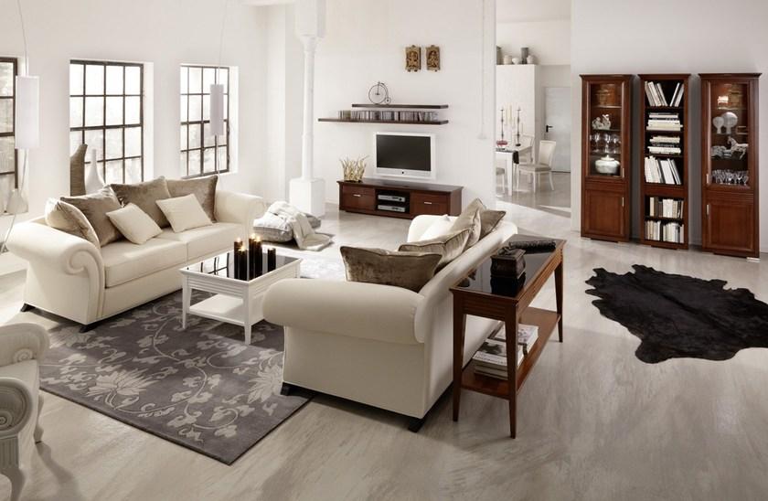 SELVA Квадратный деревянный журнальный столик для гостиной Luna 3233 - Вид №1