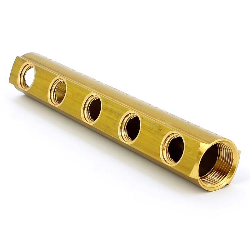 Коллектор ВВ 1" магистральный TIEMME 5 выходов 1/2"В 50мм 1970001 - Вид №3