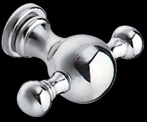 RE244 Крючок двойной bagno&associati REGENCY