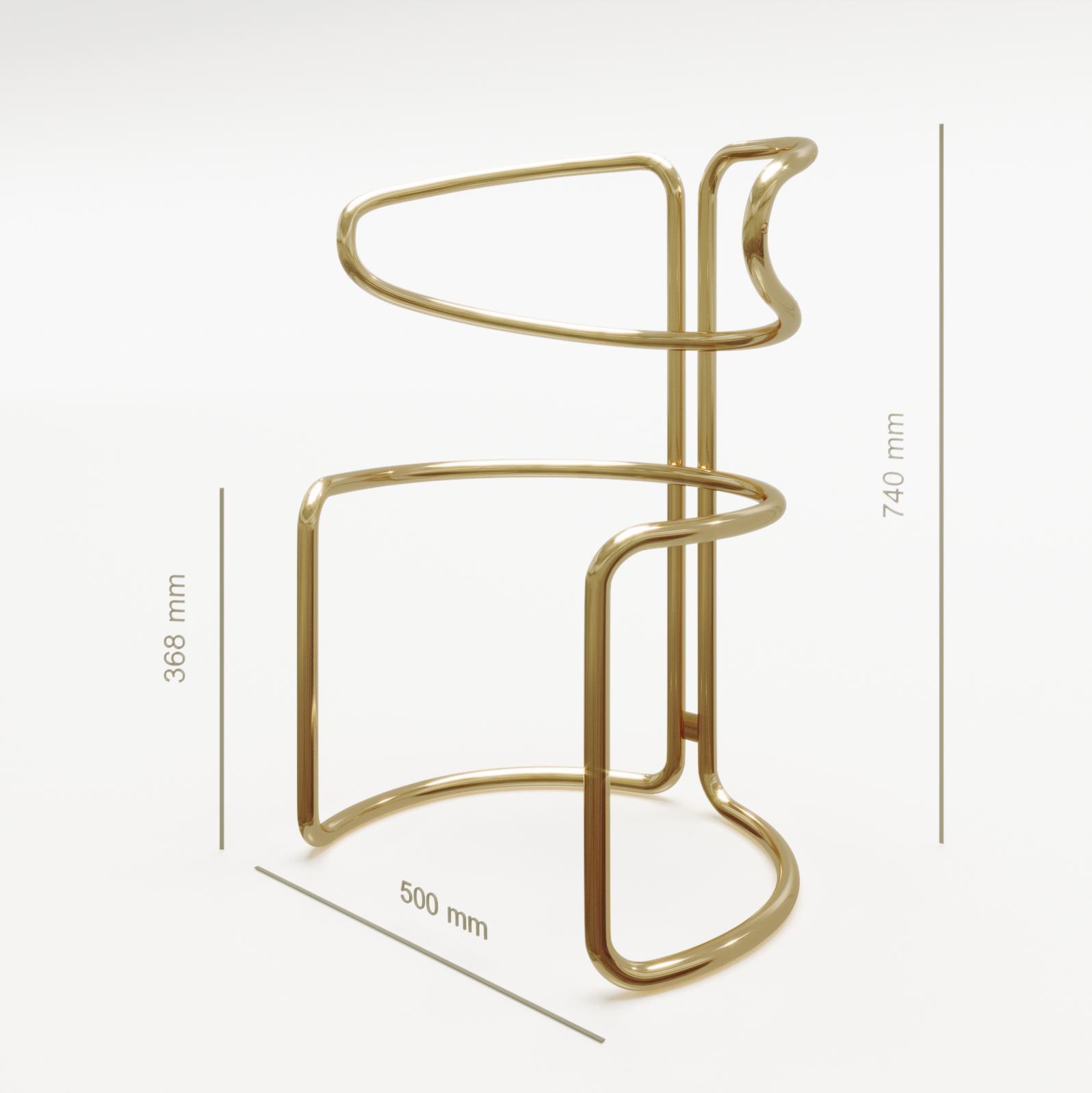 Mytto Стул с открытой спинкой, обитый тканью Iconic sun-id-1475297 - Вид №9