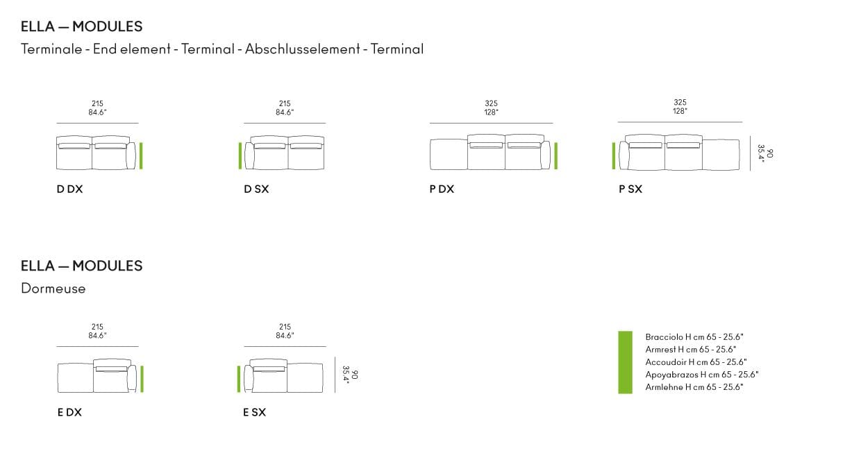 Линейный диван Casamania & Horm ELLA ARCH-00070869 - Вид №19