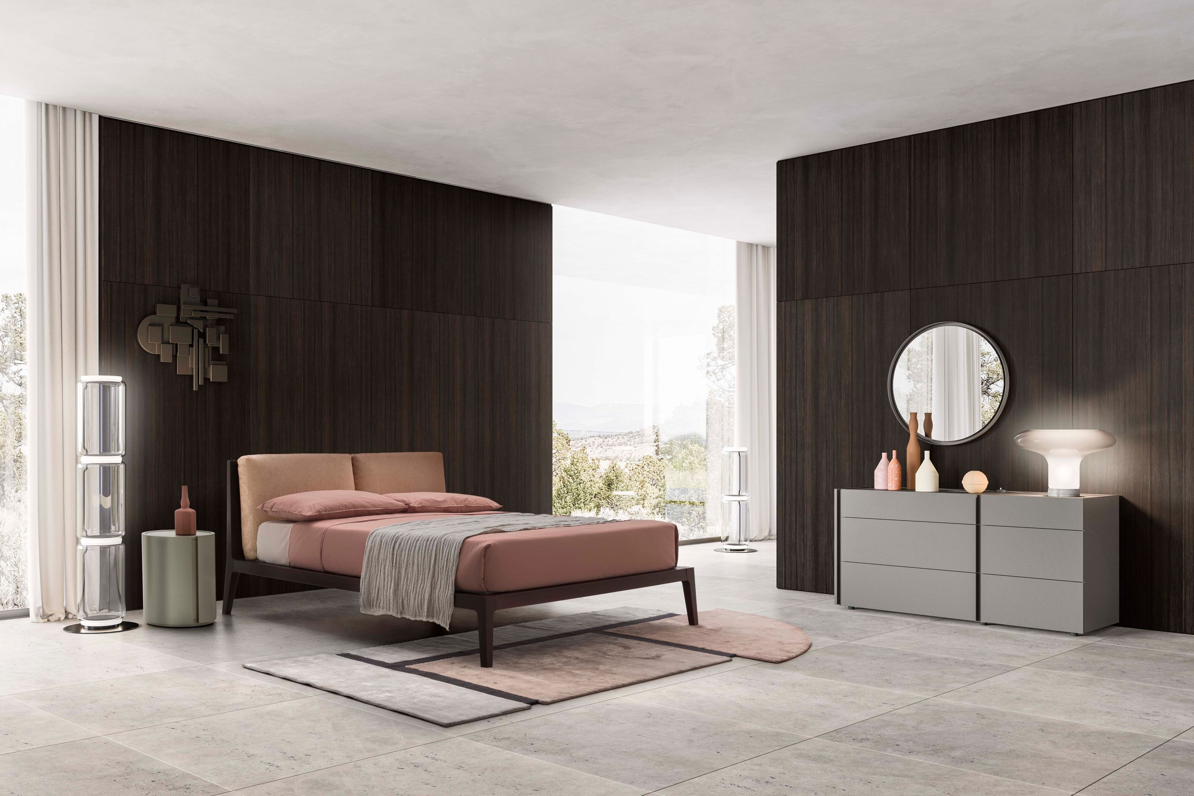 Деревянная двуспальная кровать Alf DaFrè DORIAN 2 ARCH-00145171 - Вид №5