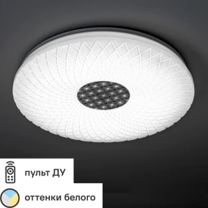 Светильник настенно-потолочный светодиодный Ritter Galaxy 52250 8 с д/у 48 Вт 19 м² 2700К-6500К цвет белый