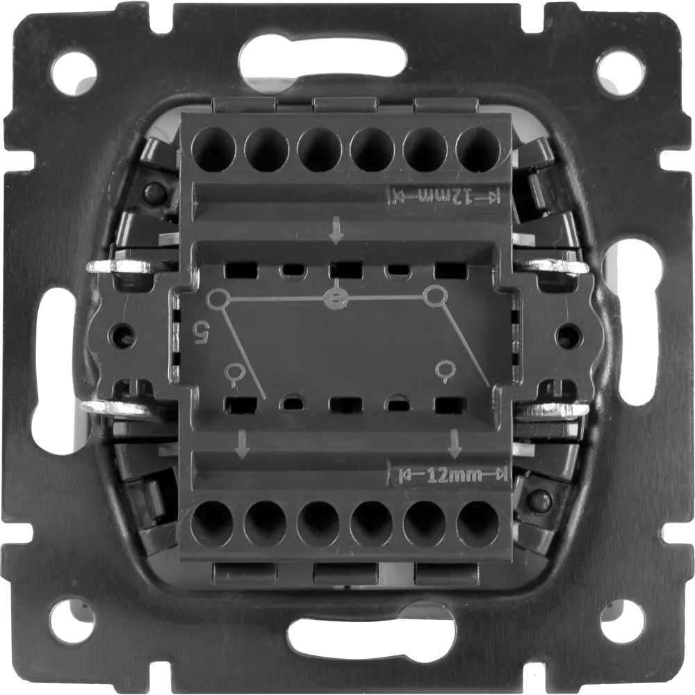 Выключатель двухклавишный WERKEL для скрытого монтажа 82125402 Встраиваемые механизмы STLM-0019729 - Вид №4