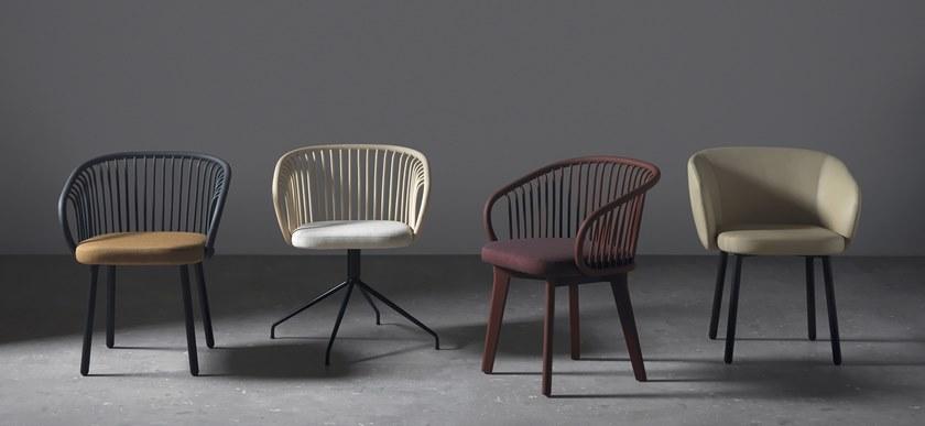 EXPORMIM Вращающееся кресло из ротанга со встроенной подушкой  T070 s  - Вид №3