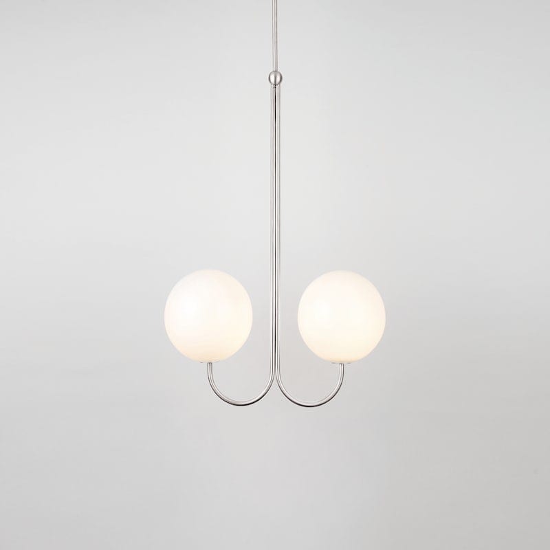 Опаловое стекло светодиодный подвесной светильник Michael Anastassiades DOUBLE ANGLE ARCH-00053330 - Вид №1