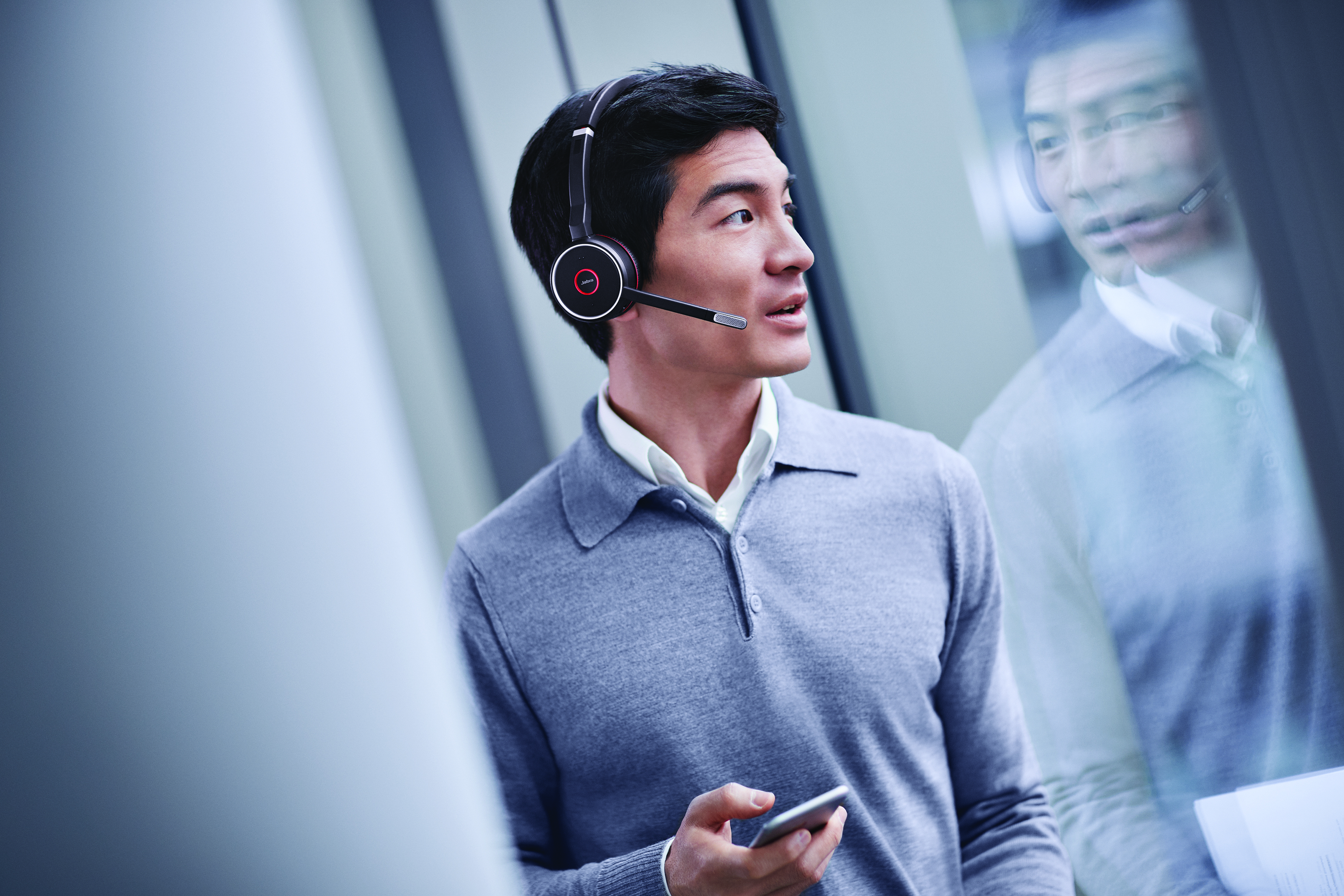 7599-832-199 evolve 75 stereo ms, charging stand & link 370 Jabra Santreyd  - Вид №22