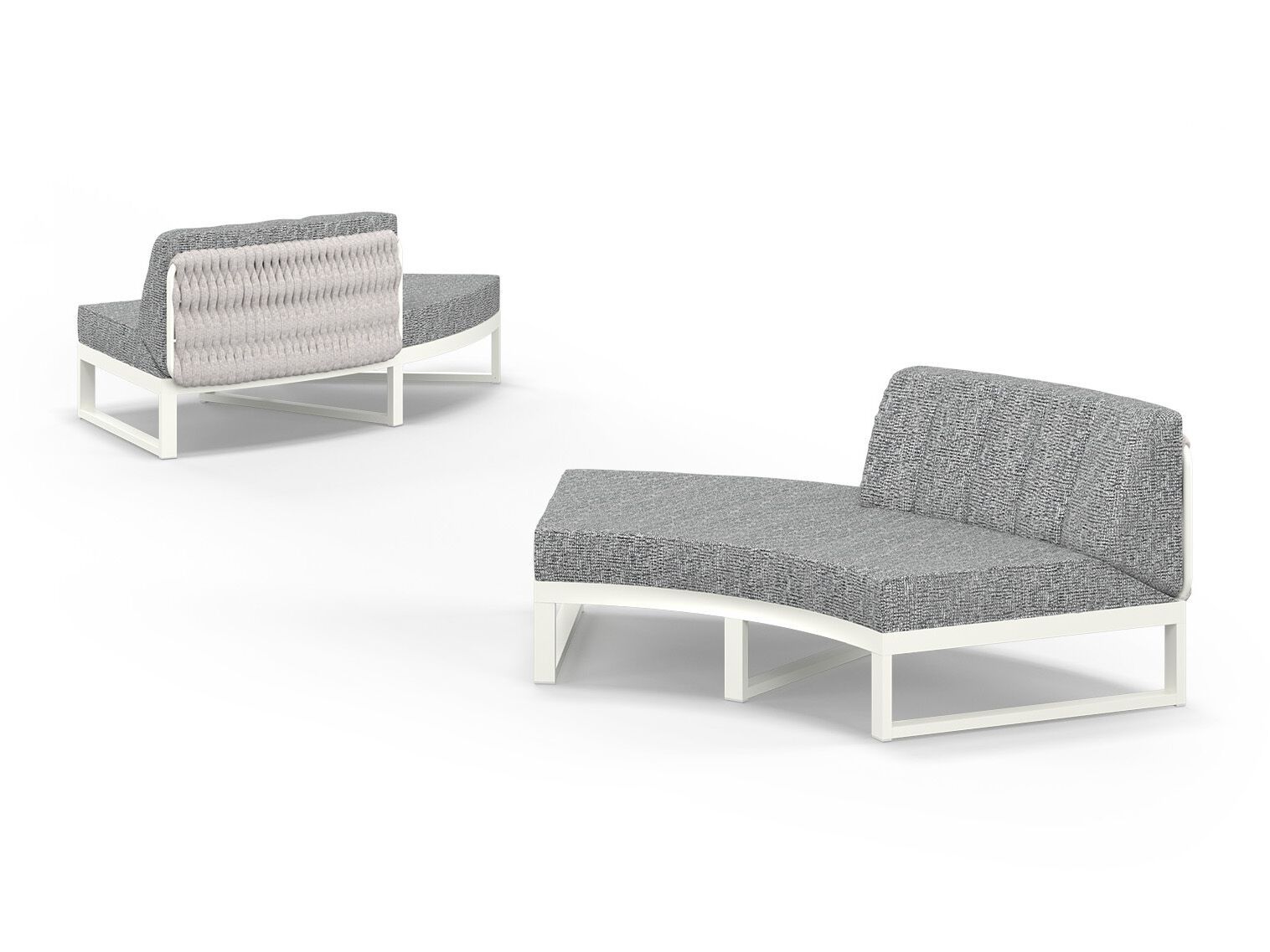 Модульный изогнутый садовый диван из ткани MAMAGREEN Munia ARCH-00120603 - Вид №4