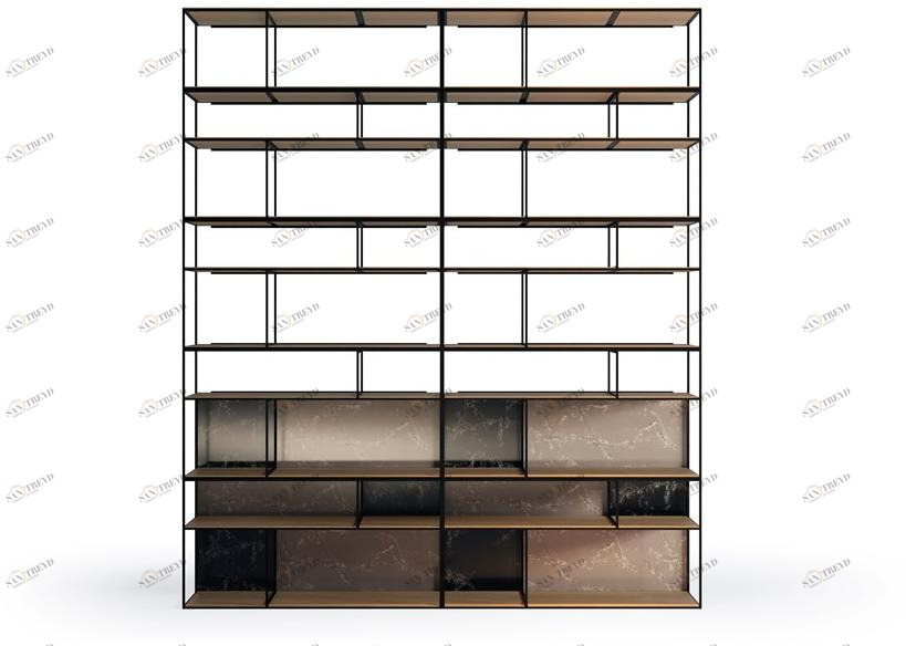 José Martínez Medina Модульный открытый книжный шкаф Blacktone sun-id-1387919