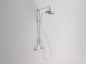 Настенная душевая колонна с переключателем