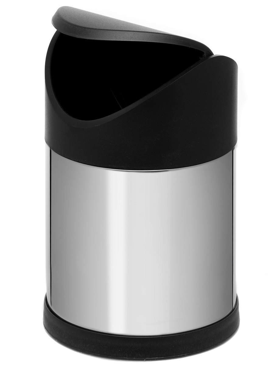 Вёдра с педалью и крышкой Auriga 1.5L Chrome NAVAKO 11036 - Вид №1