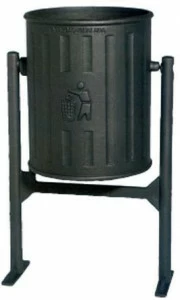 Lazzari Мусорный ящик из чугуна для уличного использования
