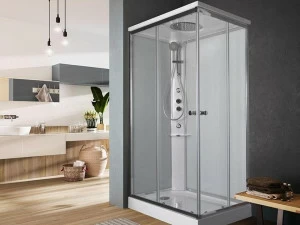 Glass1989 Многофункциональная прямоугольная душевая кабина Home & spa rituals