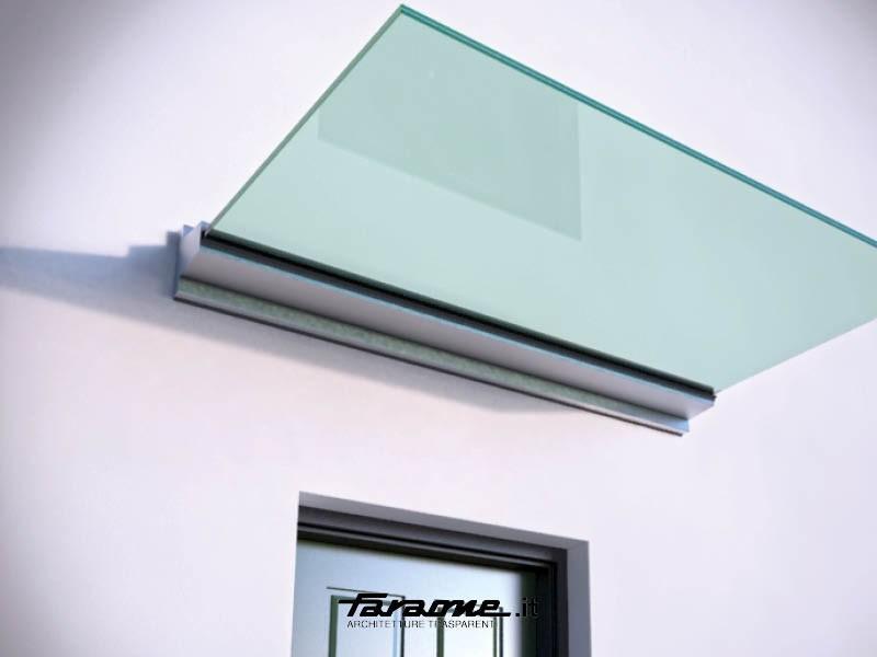 FARAONE Навес из алюминия и стекла с подсветкой Linea sun-id-1435559 - Вид №1