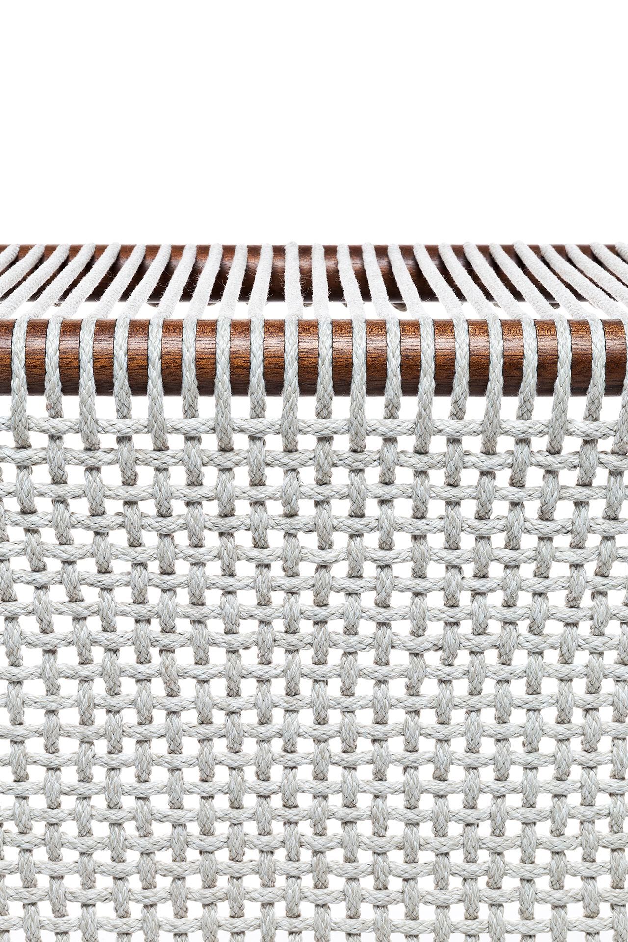 Садовая подставка для ног из веревки и красного дерева Exteta джунгли ARCH-00072561 - Вид №5