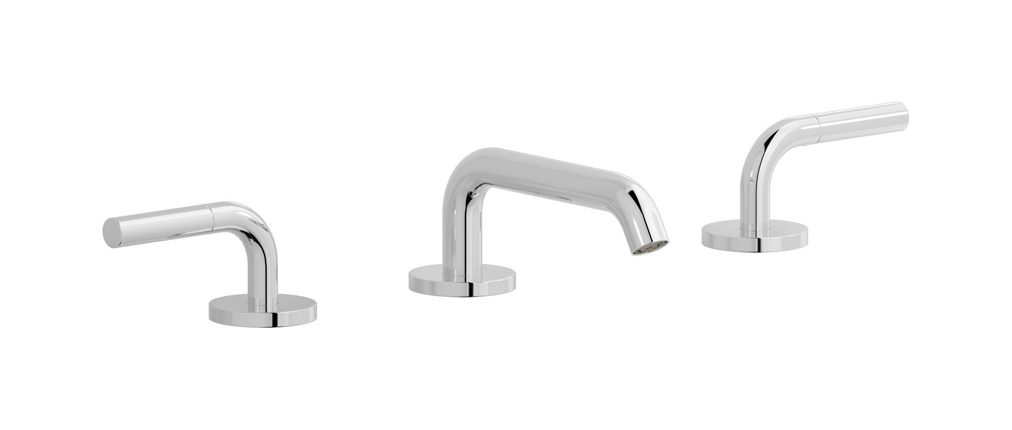 Смеситель для раковины с 3 отверстиями для пола с автоматическим сливом IB Milano Torino ARCH-00099826 - Вид №2