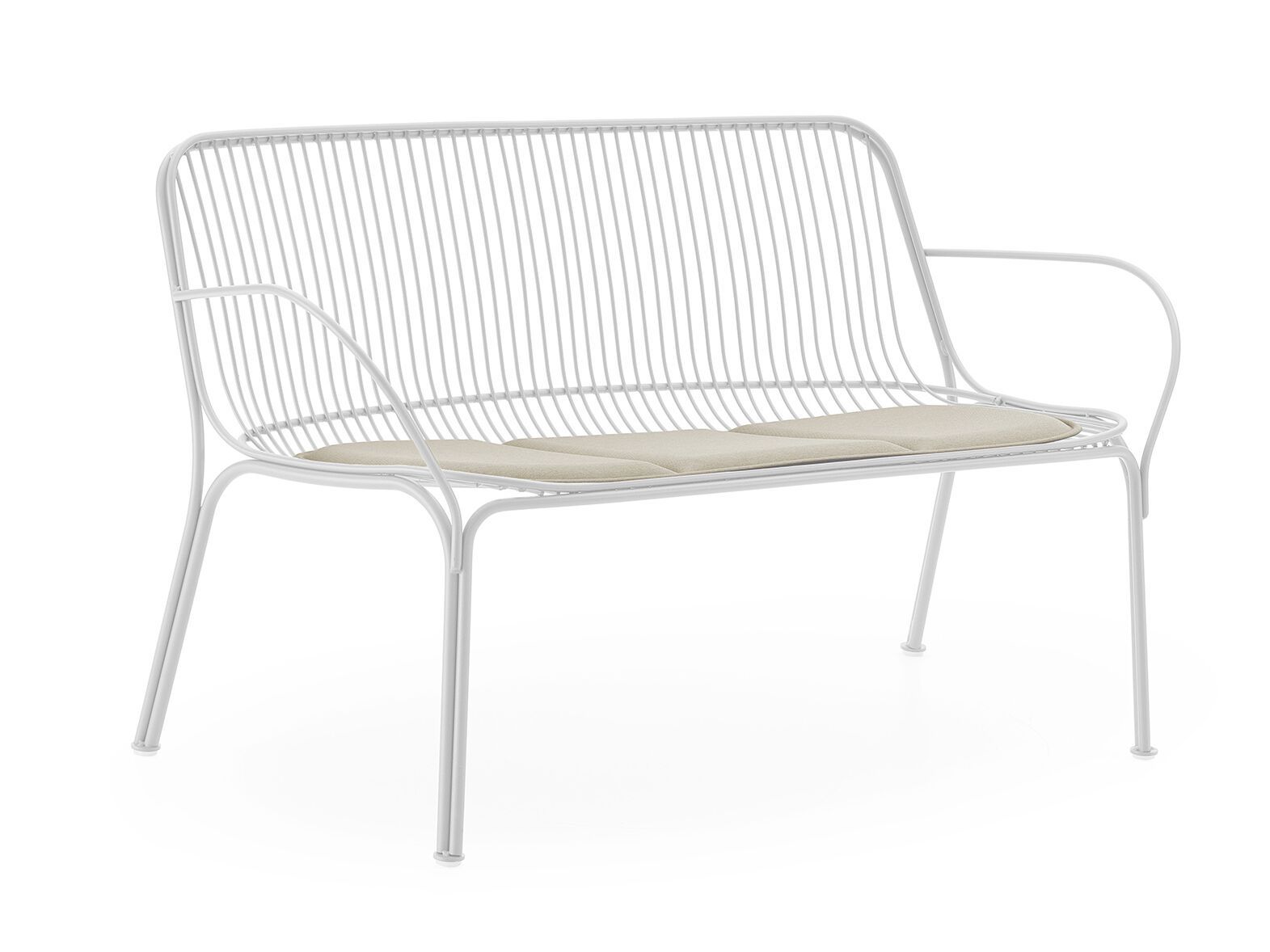 2-местный оцинкованный стальной садовый диван Kartell Hiray ARCH-00136181 - Вид №24