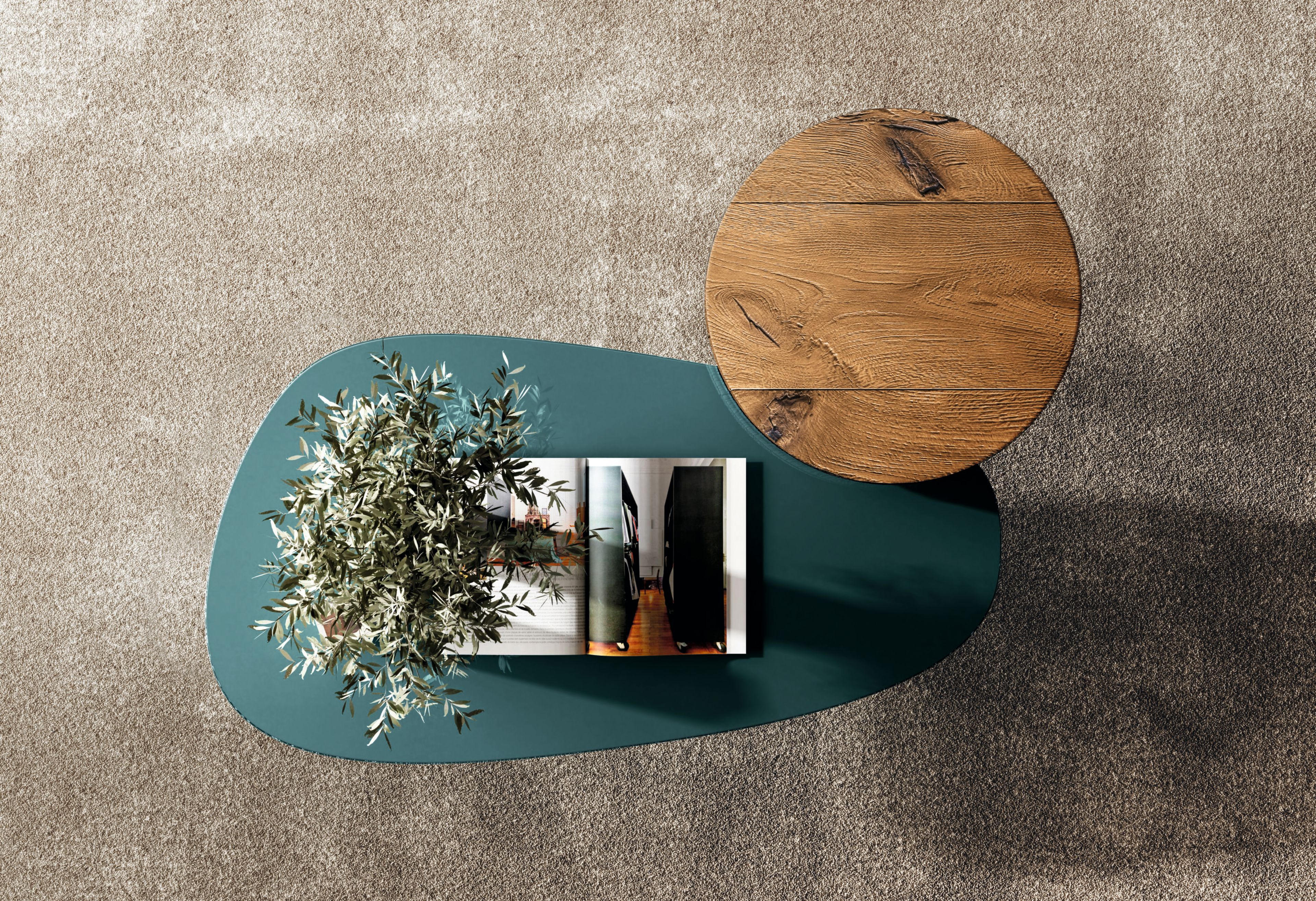 Стеклянный журнальный столик Lago PLEASURE 1420 ARCH-00106323 - Вид №1