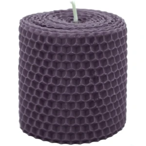 Свеча вощинная цилиндр лаванда 6x6.5 см
