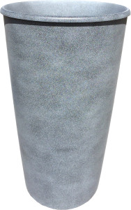 1100-28 Горшок д. цветов Le cone d=28 18,5л(10л) Графит Цветочная коллекция