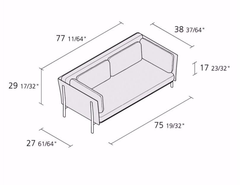 Alias 2-х местный диван Twelve sun-id-1351002 - Вид №4