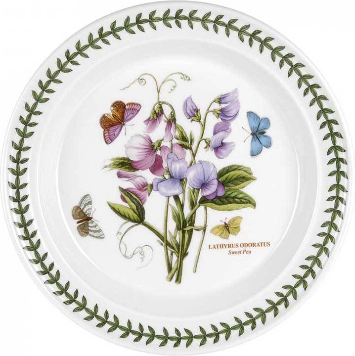 10568393 Portmeirion Тарелка обеденная Portmeirion Ботанический сад.Душистый горошек 25см, фарфор Фарфор 