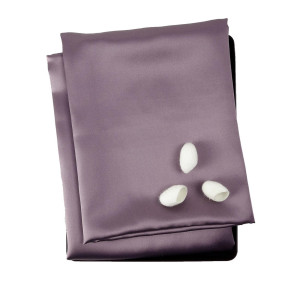 Наволочка princess57lilac, 70x50 см, шелк, 1шт, цвет лиловый SILK MANUFACTURE