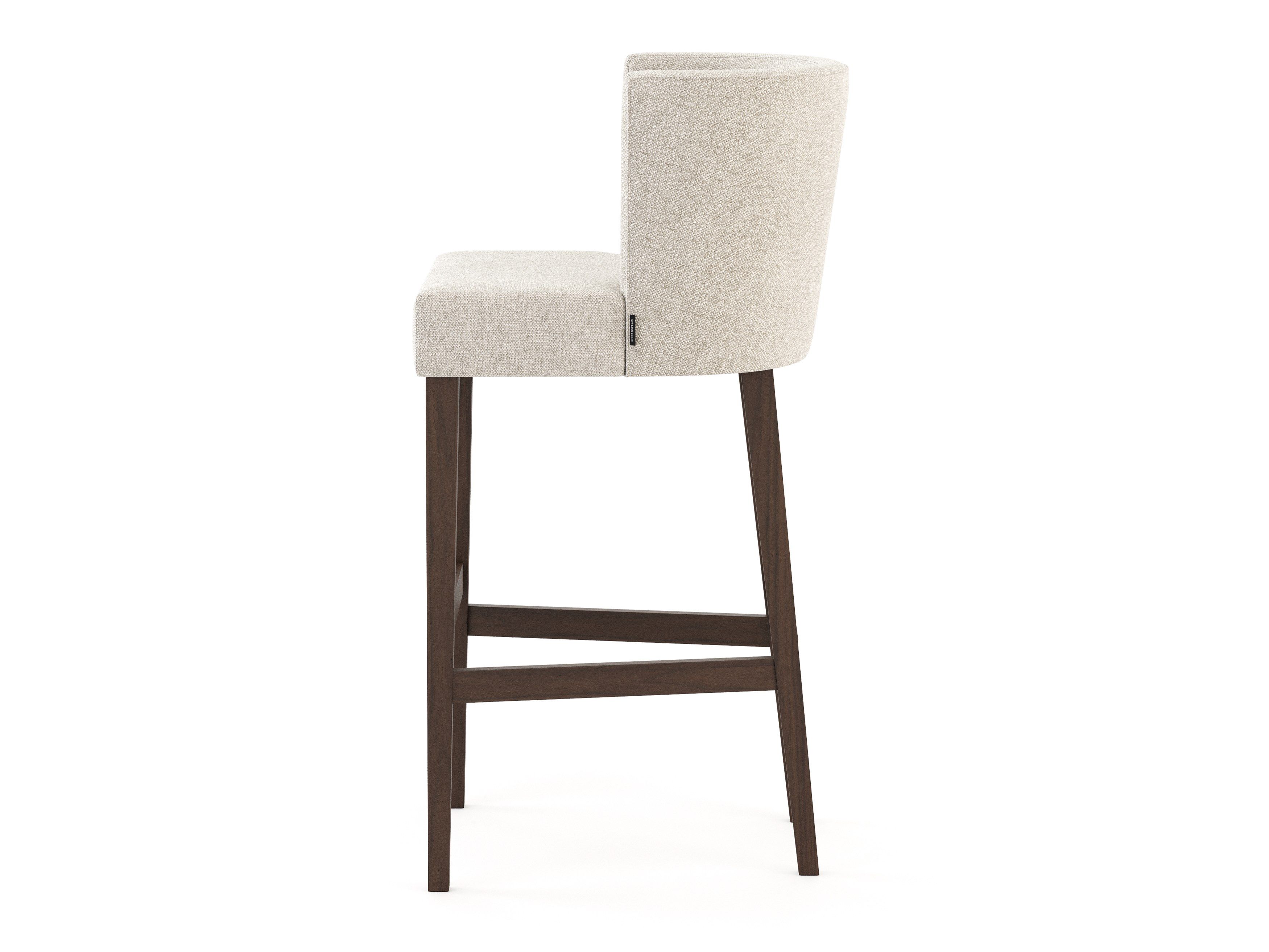 Высокий тканевый стул с подставкой для ног Stylish Club Milos ARCH-00140522 - Вид №2