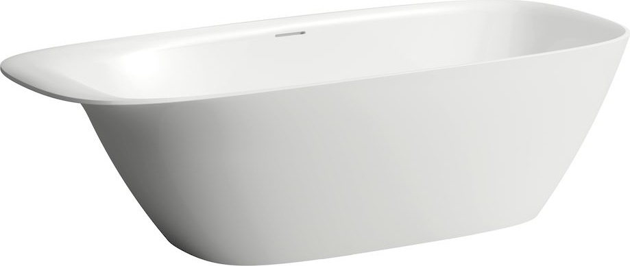 H2303020000001 Ванна свободностоящая, материал Sentec, встраиваемый слив-перелив, ножки LAUFEN PRO