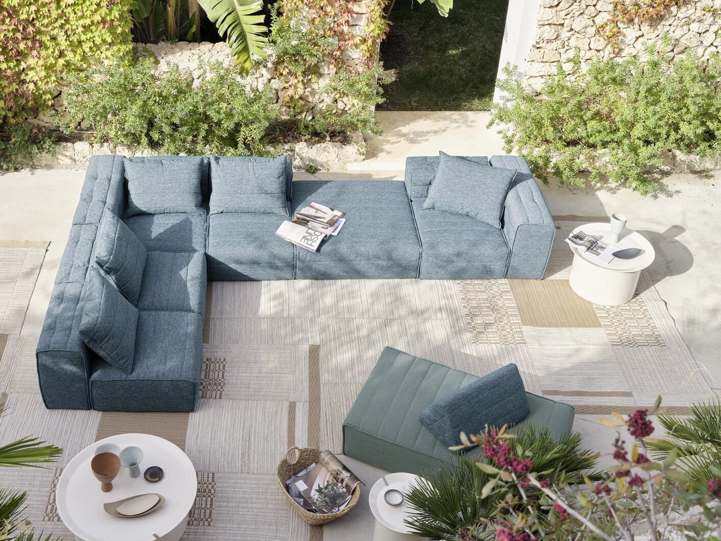 Модульный мягкий садовый диван Gervasoni Gervasoni Outdoor ARCH-00109644 - Вид №3