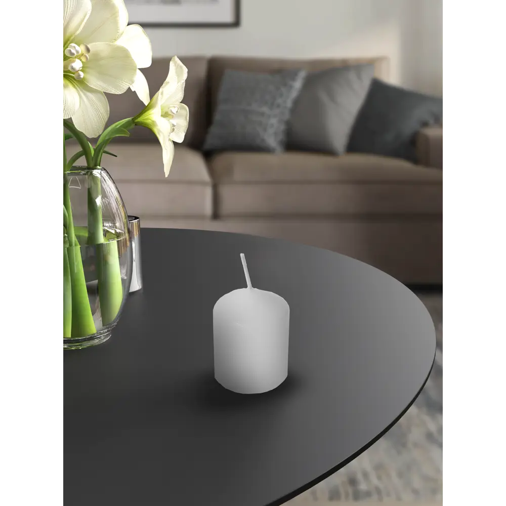 89369100 Свеча столбик белая 7 см STLM-0811958 Santreyd  - Вид №2