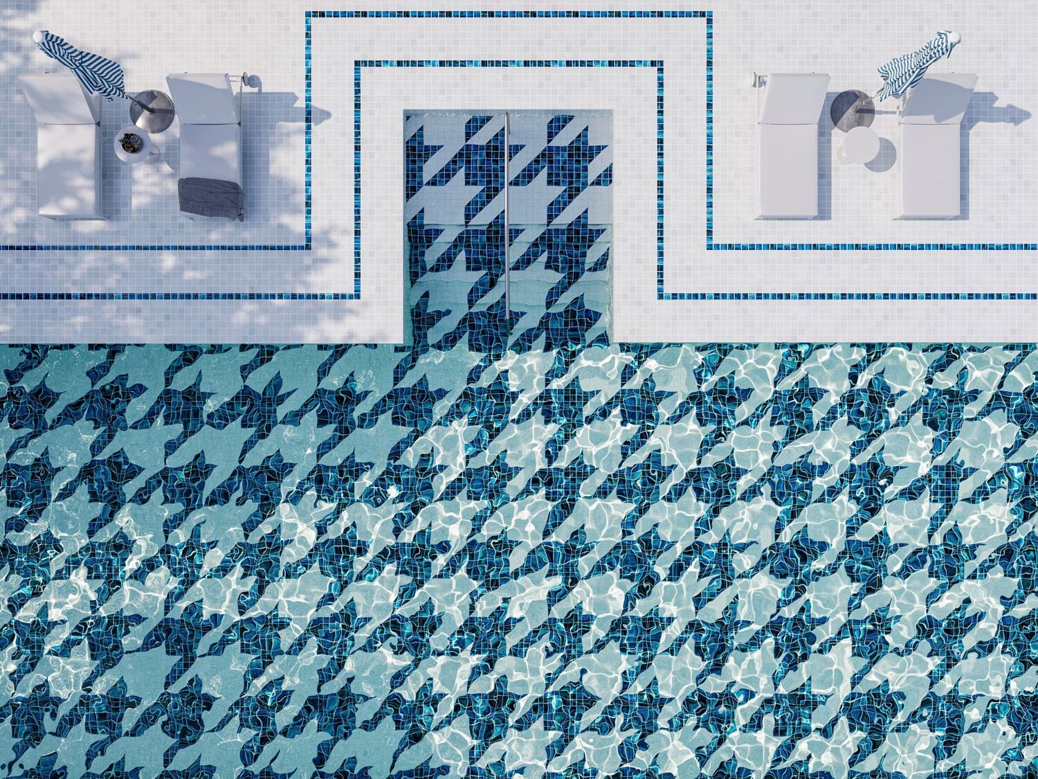 Внутренняя и наружная стеклянная мозаика Onix Icon Modular ARCH-00024360 - Вид №2