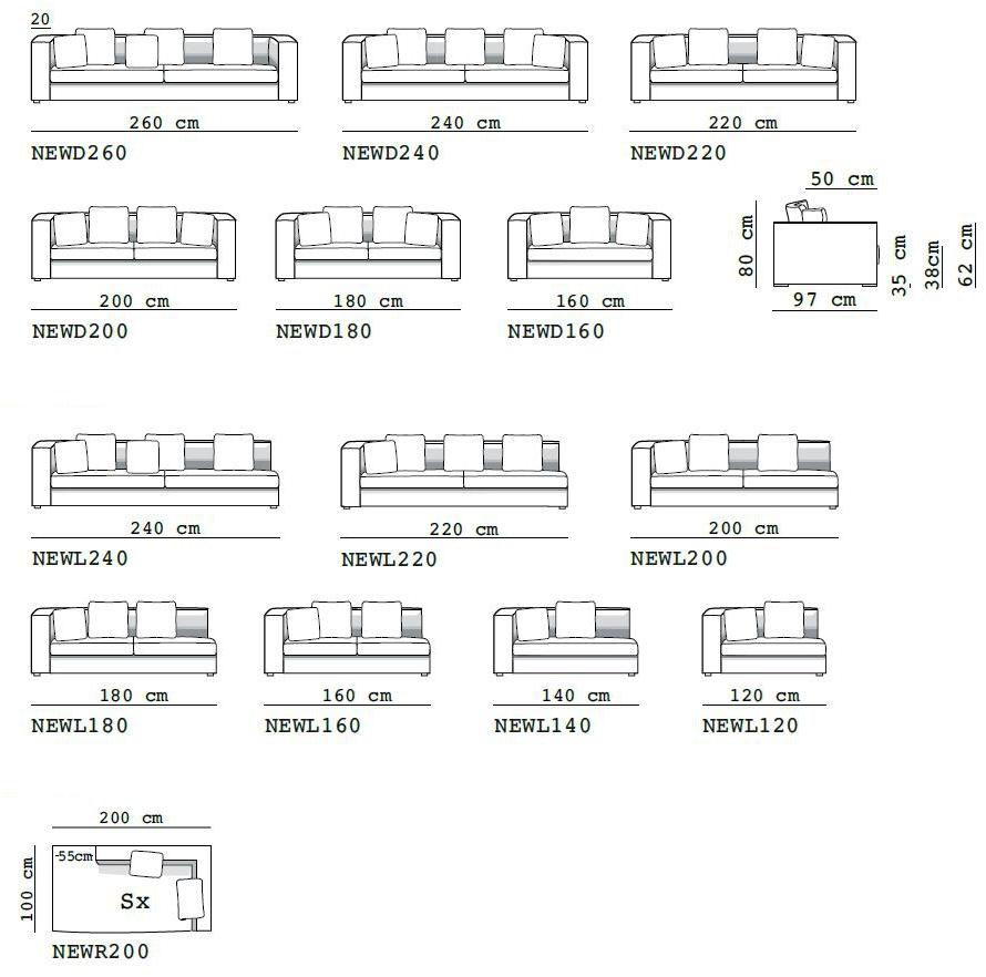 Flexstyle 4-х местный тканевый диван New york sun-id-1472848 - Вид №9