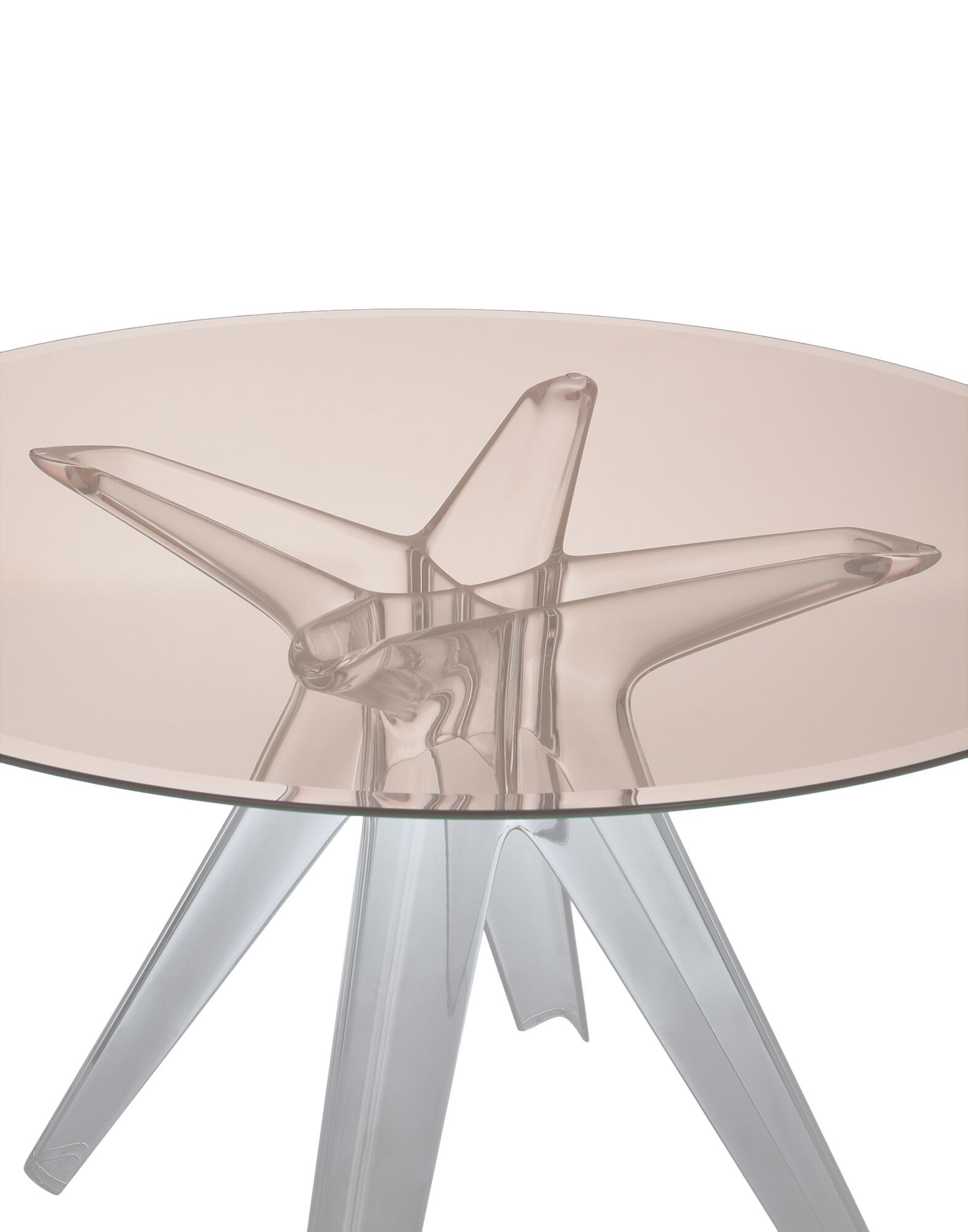 Круглый стол из хрусталя и инженерного пластика Kartell SIR GIO ARCH-00106990 - Вид №13